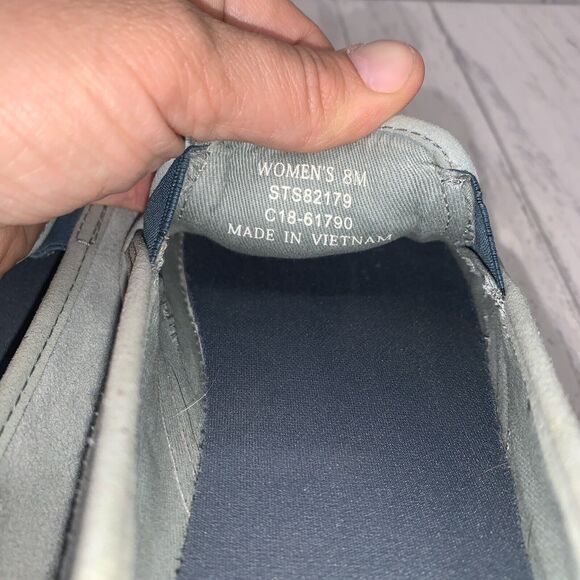 Womens Size 8 Sperry Top Slide Sea Side Mint Suede Shoes - Picture 5 of 6